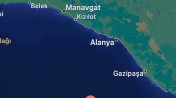 Antalya’da 4.8 şiddetinde deprem