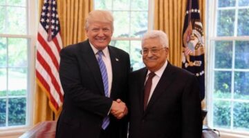 Donald Trump Mahmud Abbas ile görüştüm